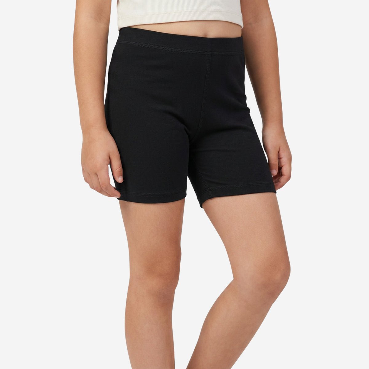 Women Plain Seamless Underskirt - Black